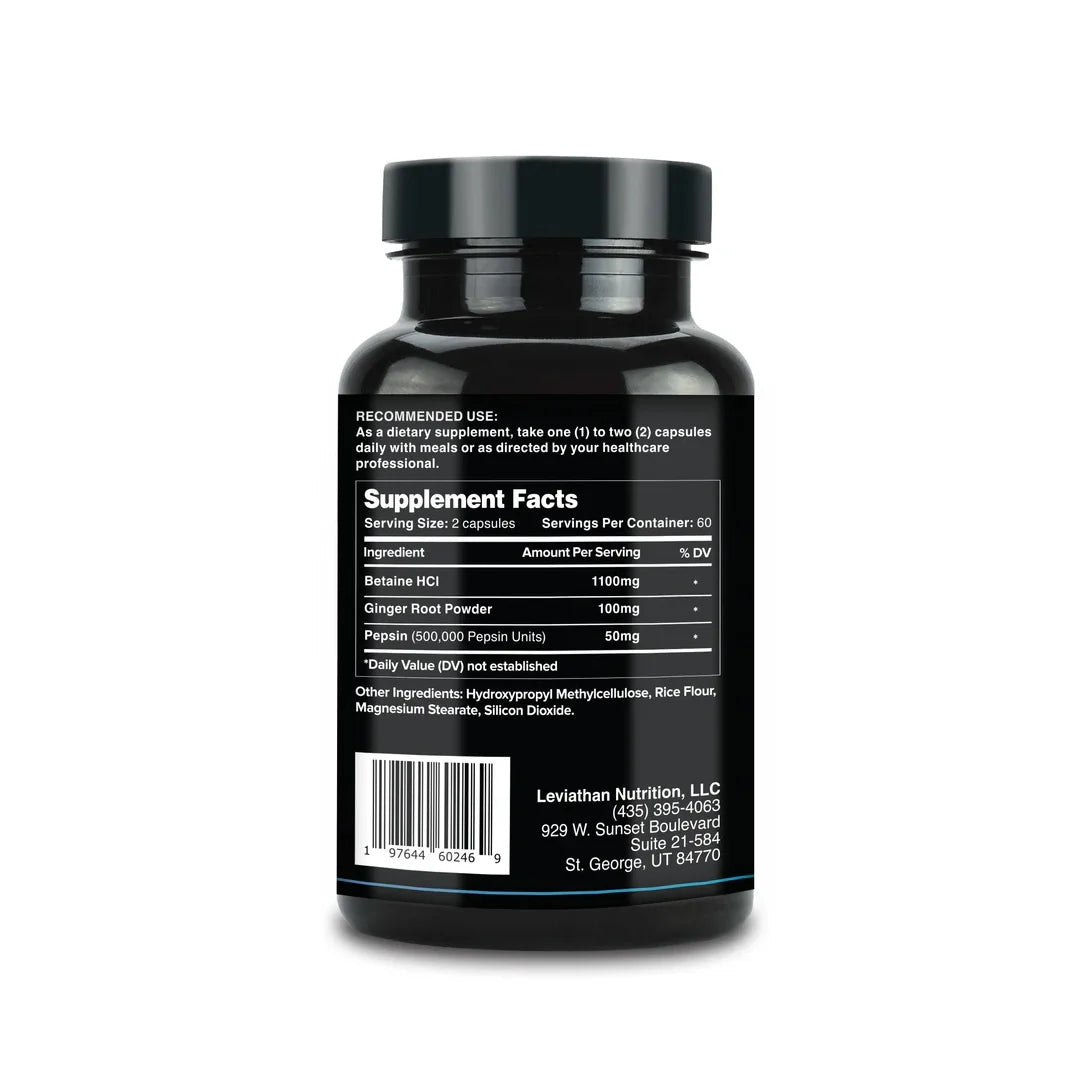 Betaine HCl w/ Pepsin & Ginger