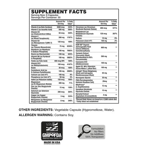 Apollon Multi - Premium Multivitamin & Mineral